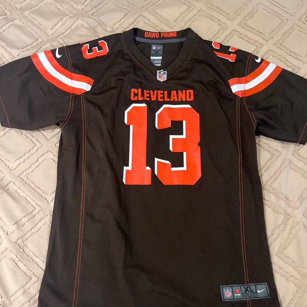 NFL Brown and Orange Jersey